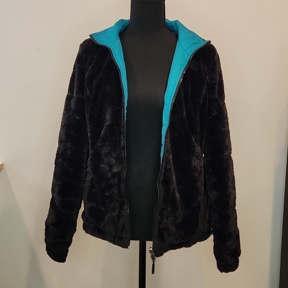 The North Face Mossbud Reversible Quilted Down Jacket Women's Sz S/P NICE!